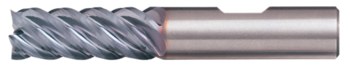 Bassett Alta Hélice Fresa escariadora - 5/8 in, 5/8 pulg. - 5 Flauta(s) - 3 pulg. Longitud - B05431