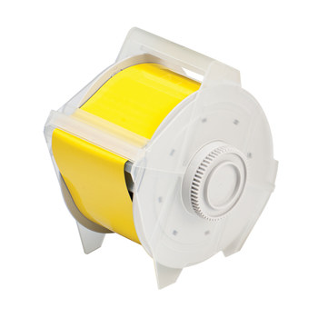 Imágen de Brady Amarillo Magnético Interior/exterior Poliéster Transferencia térmica 76689 Rollo de etiquetas para impresora de transferencia térmica continua (Imagen principal del producto)