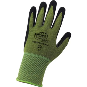 Global Glove Tsunami Grip XFT Verde bosque 4 (Niños) Bambú/nailon/elastano Bambú/nailon/elastano Guantes de trabajo - Pulgar reforzado - 810033-29005