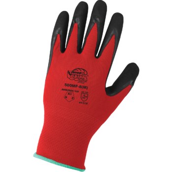 Global Glove Tsunami Grip 500MF Negro/Rojo 8 Nailon Guantes de trabajo - 500mf md