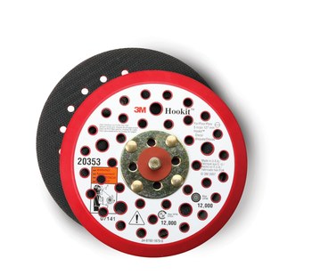 3M Hookit Almohadilla de disco - Accesorio Velcro - Diámetro 6 pulg. - 20355