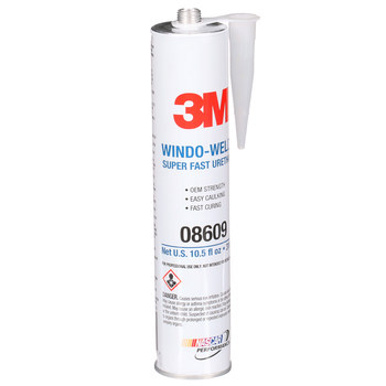 3M Window-Weld 08609 One-Part Black Urethane Adhesive - Paste 10.5 fl oz Cartridge