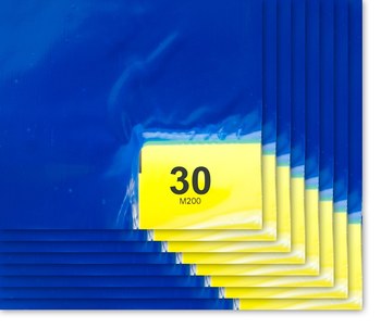 Purus Tapete adherente sin marco PS 1845 PS 1845 38 B - 18 pulg. x 45 pulg. - Polietileno - Azul - ps 1845 38 b