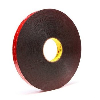 3M 5925 Negro Cinta VHB - 1 pulg. Anchura x 72 yd Longitud - 25 mil Espesor - 56228