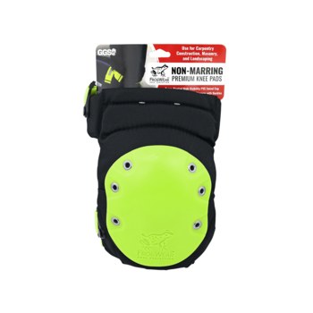Global Glove FrogWear Rodilleras de alta visibilidad KP461N - tamaño Talla única - Tapa blanda - Negro y amarillo/verde de alta visibilidad - 29250