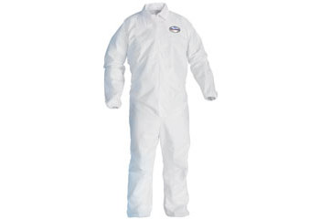 Imágen de Kimberly-Clark Kleenguard A40 Blanco Pequeño Laminado de película microporosa Overoles desechables para trabajo y uso general (Imagen principal del producto)