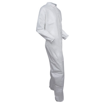 Ansell KleenGuard Overoles resistentes a productos químicos A30 30917 - tamaño 5XG - Microfuerza - Blanco