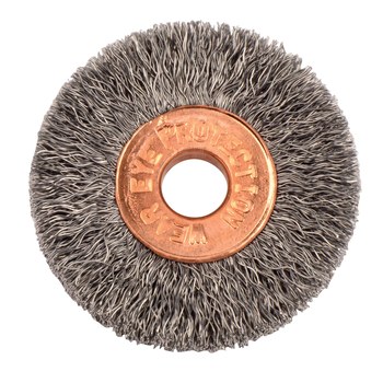 Weiler 15111 Cepillo de rueda - Rizado Acero cerda