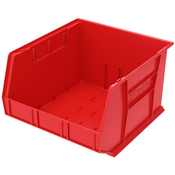 Imagen de Akro-mils Akrobin 75 lb Rojo Polímero de grado industrial Colgado/Apilado Contenedor de almacenamiento (Imagen principal del producto)