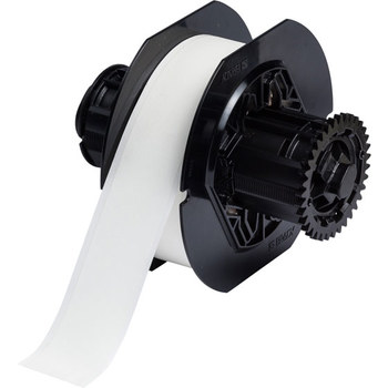 Brady B30C-1125-403-WT Rollo de etiquetas para impresora - 1.125 pulg. x 100 pies - Papel - Blanco - B-637