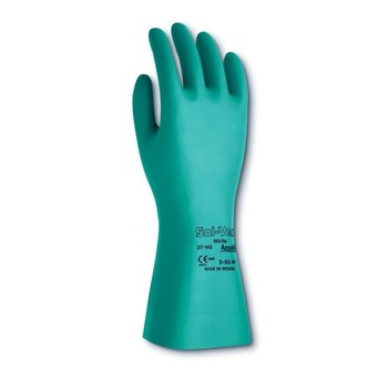 Imágen de Ansell AlphaTec Solvex 37-145 Verde 9 Nitrilo No compatible Guantes resistentes a productos químicos (Imagen principal del producto)