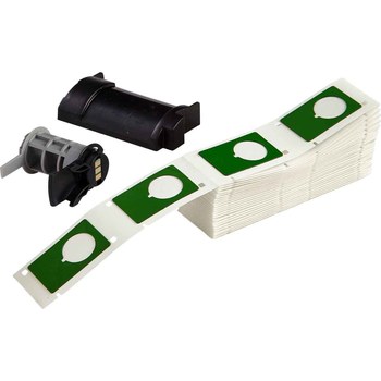 Imágen de Brady Verde Poliéster Transferencia térmica M6-168-593-GN Etiquetas para impresora con panel en relieve (Imagen principal del producto)