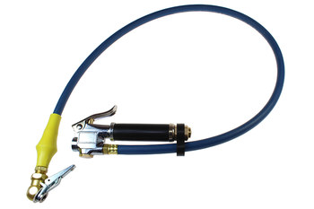 Imágen de Manómetro de inflado, 10-120 psi, manguera de 12", pinza de pie de bola TGC123 de por de Coilhose (Imagen principal del producto)