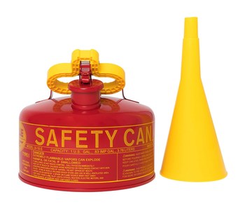 Eagle Lata de seguridad UI-10-FS - Rojo - 1 gal Capacidad - Acero galvanizado - 22132