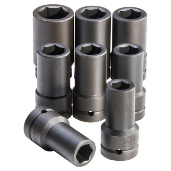 Proto J76108 6 Puntos Juego de llaves de impacto profundas - accionamiento 1 pulg. - 12521