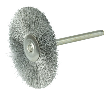 Weiler 26294 Cepillo de rueda - Rizado Acero inoxidable cerda
