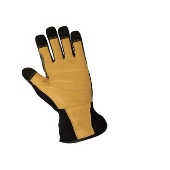 Global Glove Gripster Sport AC2008SC Oro/Negro Grande Cuero Piel de cabra Guantes resistentes a cortes - 816368-02685