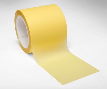 3M Óxido de aluminio Amarillo Rollo de película para solapado, Óxido de aluminio, 12 µ Micron, 4 pulg. ancho x 150 pies longitud - 14091