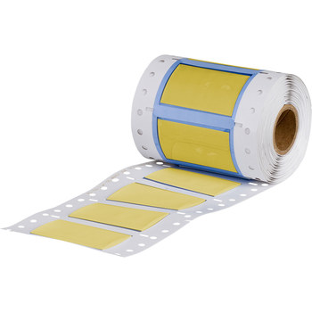 Imágen de Brady Permasleeve Amarillo Termocontraíble, Autoextinguible Transferencia térmica 3PS-750-2-YL-SC Manga para impresora de transferencia térmica troquelada (Imagen principal del producto)