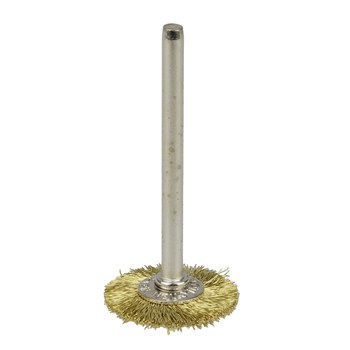 Weiler 26144 Cepillo de rueda - Rizado Latón cerda