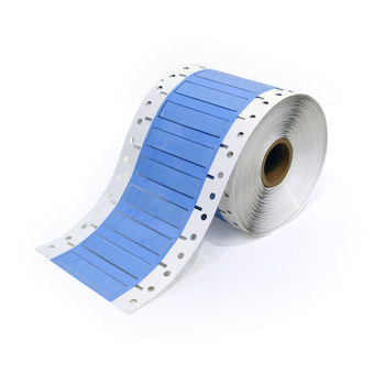 Imágen de Brady Permasleeve Blanco Termocontraíble, Autoextinguible Transferencia térmica PS-250-2-WT-SC-2 Manga para impresora de transferencia térmica troquelada (Imagen principal del producto)