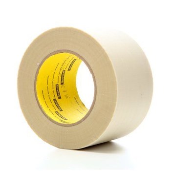 3M 361 Blanco Cinta de tela - 3 pulg. Anchura x 60 yd Longitud - 6.4 mil Espesor - Un solo lado Adhesiva - 04994