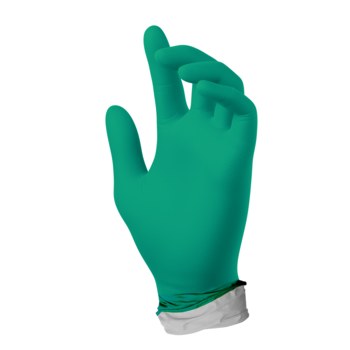 SW Sustainability Solutions PowerForm PF-95GW Verde/Blanco 2XG Nitrilo Guantes desechables - Grado Examen médico - acabado Dedos texturizados - Longitud 9.5 pulg. - n189476