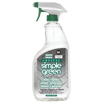 Simple Green Cristal Incoloro Limpiador/Desengrasante Concentrado - Líquido 24 oz Botella - Sin perfume Fragancia - 00016
