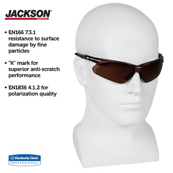 Ansell KleenGuard V30 Policarbonato Lentes de seguridad estándar lente Marrón - Marco envolvente - 036000-28637
