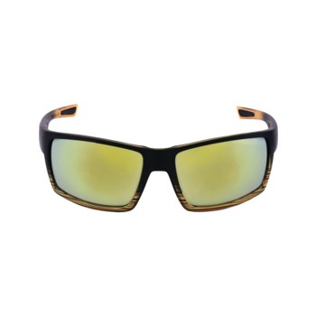 Global Glove Pez sierra Lentes de seguridad lente Espejo dorado PFT Polarizado - Marco completo - 810033-29459