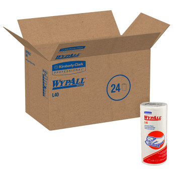 Kimberly-Clark Wypall L40 Limpiador 05027, DRC, - 10.4 pulg. x 11 pulg. - Blanco