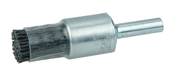 Weiler Burr-Rx Nailon Cepillo de copa - Accesorio Eje - Diámetro 1/2 pulg. - Diámetro de la cerda 0.026 pulg. - 86100