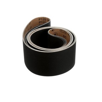 3M Banda de lija 27471 - 6 pulg. x 189 pulg. - Carburo de silicio - P120 - Fina