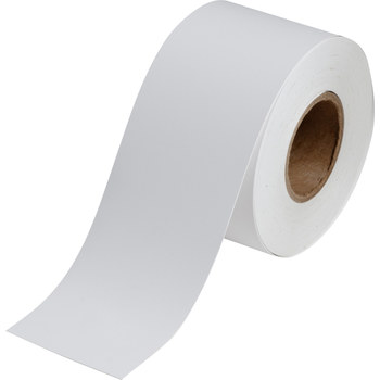 Brady BradyJet J20C-2500-2551 Rollo de etiquetas imprimibles de inyección de tinta - 2.5 pulg. x 100 pies - Poliéster - Blanco - B-2551