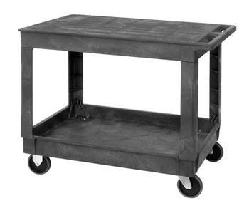 Imagen de Quantum Storage PFTC4026-33-2 550 lb Gris Polímero Carro de estantería para trabajo pesado (Imagen principal del producto)
