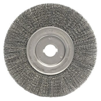 Weiler 01259 Cepillo de rueda - Rizado Acero cerda