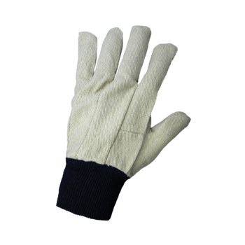 Global Glove C120 Blanco Grande Lona/Algodón Guantes de trabajo - Pulgar tipo ala - c120 mens