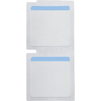 Brady M5-49-494-BL Etiquetas de color - 1 pulg. x 1 pulg. - Poliéster - Negro sobre azul, blanco - B-494