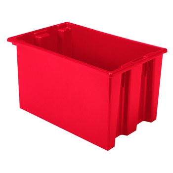 Imagen de Akro-mils 35240 1.7 ft³, 12.9 gal 75 lb Rojo Polímero de grado industrial Contenedor apilable (Imagen principal del producto)