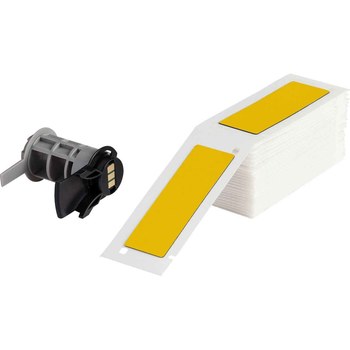 Imágen de Brady Amarillo Poliéster Transferencia térmica M6-176-593-YL Etiquetas para impresora con panel en relieve (Imagen principal del producto)