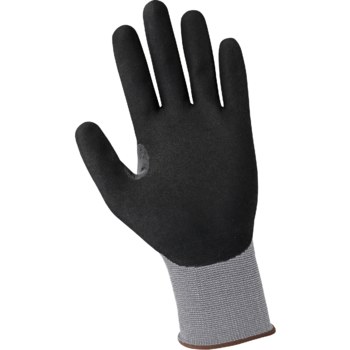 Global Glove Tsunami Grip Gris/Negro Grande Nailon/Spandex Guantes de trabajo - Pulgar reforzado - 810033-29603