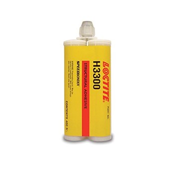 Loctite Speedbonder H3300 Amarillo Base y acelerador (B/A) Adhesivo de metacrilato - 400 ml Cartucho doble - 83019