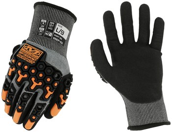 Mechanix Wear SpeedKnit M-Pact S5EP 3 in Azul Mediano HPPE/Nitrilo HPPE/Nitrilo Guantes de trabajo - 781513-65835