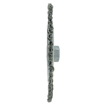 Weiler Vortec Pro 36297 Cepillo de rueda - Anudado - Circular trenzado Acero cerda