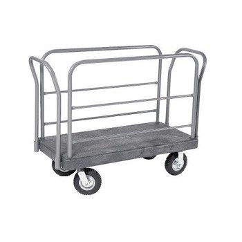 Imagen de Akro-mils R90181L24112817 Versa/Deck R90 3000 lb Revestido en polvo Espuma estructural HDPE Carretilla de plataforma (Imagen principal del producto)