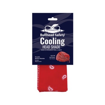 Bullhead Safety Red Paisley Algodón Pantalla de refrigeración - glo-s4