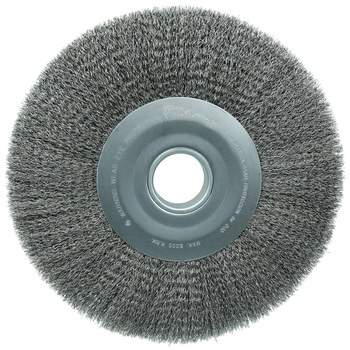 Weiler 03220 Cepillo de rueda - Rizado Acero cerda