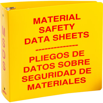 Imágen de Brady Prinzing Rojo sobre amarillo Carpeta de hojas de datos GHS y MSDS (Imagen principal del producto)