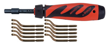 Shaviv E100 Acero de alta velocidad Herramienta de desbarbado de largo alcance 155-00181 - 46347