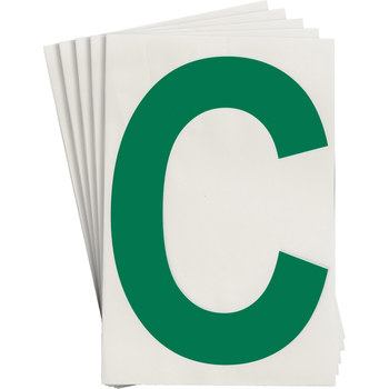 Imágen de Brady Toughstripe Verde Interior Poliéster Carta 121706 Etiqueta en forma de letra (Imagen principal del producto)